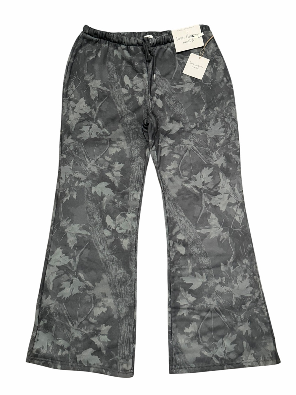 Love Theory Gray Camo Print Sweatpants size XL (J) nwt - Picture 2 of 5